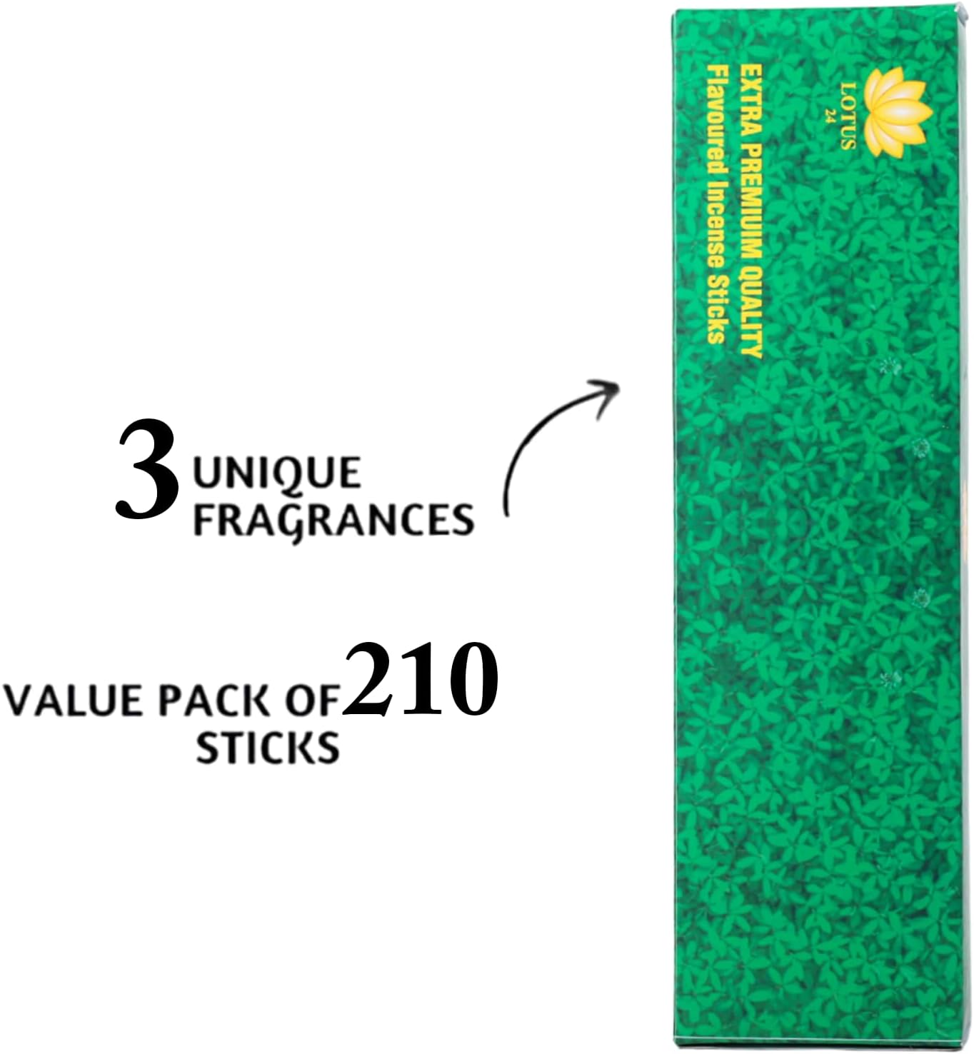 180 Premium Incense-Sticks – 180 Natural Inscents-Sticks– 60 Each of Pineapple, Revolution, and Hanuman Chandan – Perfect for Stress Relief & Home Fragrance (Inciensos Aromaticos)